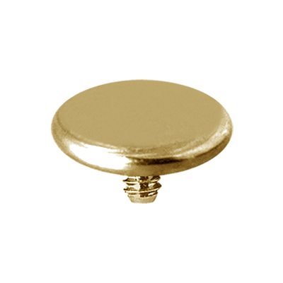 18k gold plated titanium internal disc