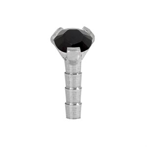 Attache en titanium pour labret en Bioplast push in