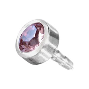 Disque en titanium pour labret en Bioplast push in