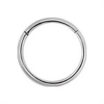 Hinged segment clicker ring