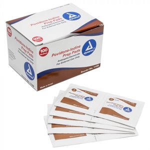 Povidone-Iodine Prep Pads