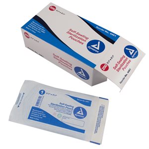 Sterilization pouches 3½'' x 5¼'' (200 per box)