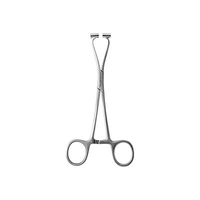 Short tube septum forceps