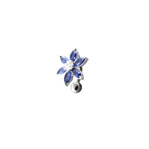 Reverse silver flower navel banana