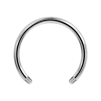 Titanium circular barbell wire