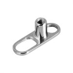 Titanium dermal anchor stem