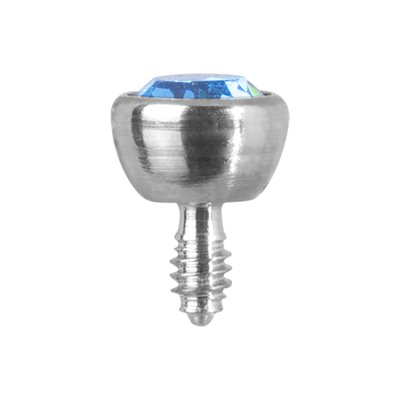 Boule de remplacement interne en titanium avec une pierre