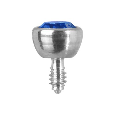 Boule de remplacement interne en titanium avec une pierre