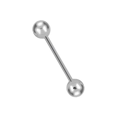 Micro barbell droite en titanium