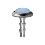 Titanium opal disc for push in Bioplast labret