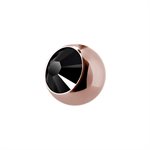 24k rose gold plated steel jewelled spare replacement ball