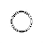 Hinged segment clicker ring