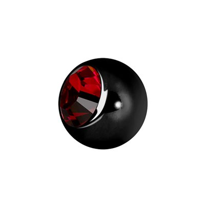 Black steel jewelled replacement ball