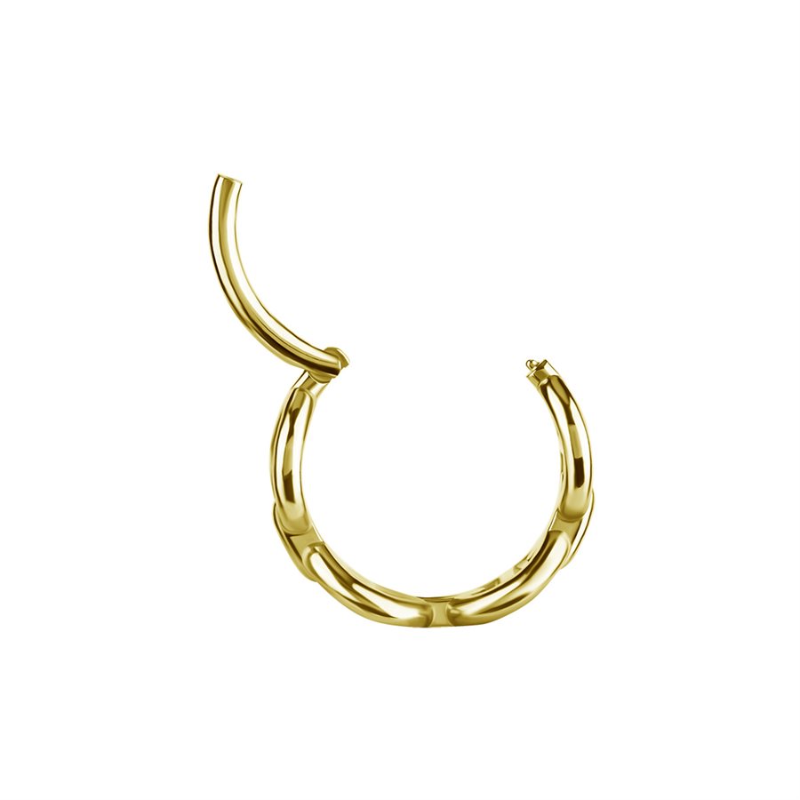 18k gold plated CoCr chain link clicker