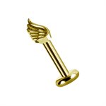 18k gold plated CoCr internal wing attachment