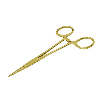 24k gold plated small hemostat