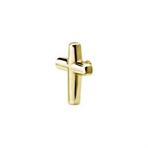 24k gold plated internal cross attachment