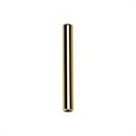 24k gold plated titanium internal barbell stem