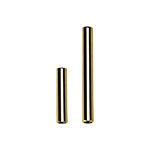 Tige de barbell interne en titanium plaqué or 24k