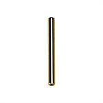 24k gold plated titanium internal barbell stem