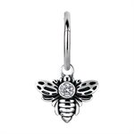 Pendentif abeille avec pierre pour clicker