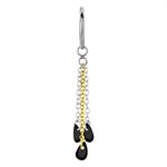 Multicolored jewelled chains charm for clicker