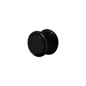 Black steel fake plug