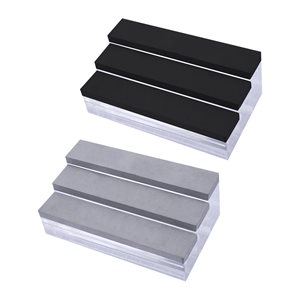 Acrylic plain display blocks - set of 3