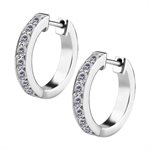 Jewelled hoop earrings