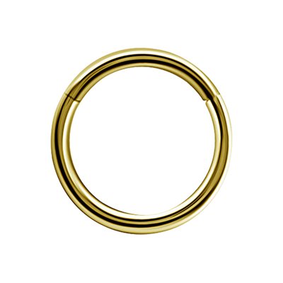 18k gold hinged segment clicker