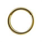 18k gold hinged segment clicker