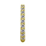 18k gold nose ring clicker set with premium zirconia