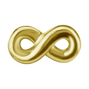 18K gold infinity attachment