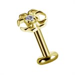 18k gold internal threadless jewelled spider attachment