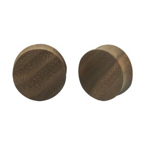 Plugs en bois de noyer - vendues en paire