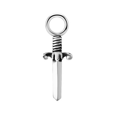 CoCr dagger charm for clicker