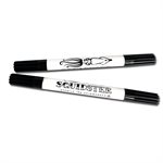 Skin marker with double tip - black