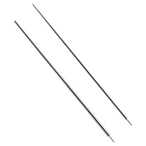 Taper insertion pins for threadless (tl) jewelry