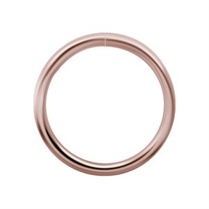 Anneau continu en or rose 18k