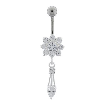 Navel banana with silver flower