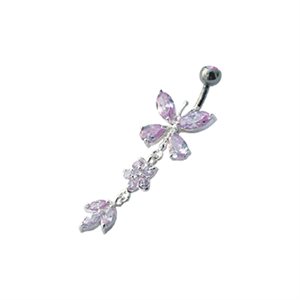 Silver butterfly navel banana