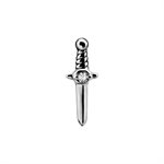 Internal jewelled dagger attachment