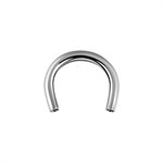 Titanium internal circular barbell wire