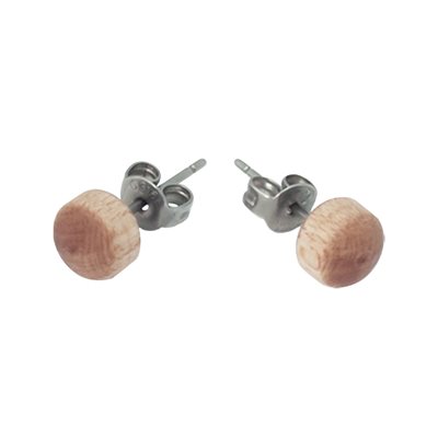 Boucles d'oreilles en bois d'érable