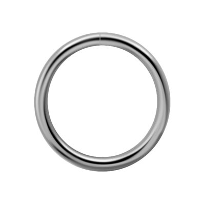 18k white gold continious seamless ring