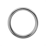 18k white gold continious seamless ring